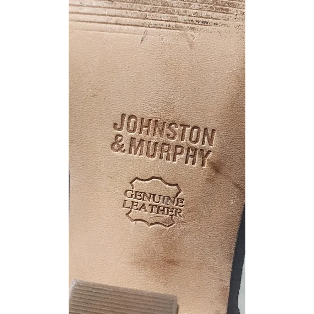 Johnston Murphy Women's Navy Suede Deena Ankle Strap Sandal Size 9 M 78-22066